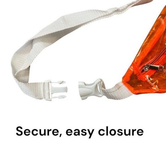 Minky Accessories Clear Purple Fanny Pack NWT - Picture 2 of 3